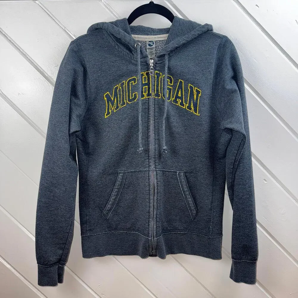New Agenda Michigan zip up hoodie size medium